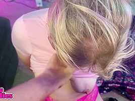 Best Pov Blowjob - Stepsister Is A Gagging Slut - Spit Bubbles - Sloppy Wet Blowjob