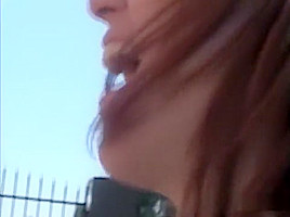 Best pornstars Amber Roxx and Kelly Steele in exotic public, outdoor sex clip