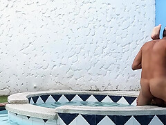 Big Ass Latina Housewife Is Fucked In The Jacuzzi By Her Horny Step brother-in-law