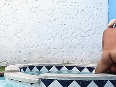 Big Ass Latina Housewife Is Fucked In The Jacuzzi By Her Horny Step brother-in-law