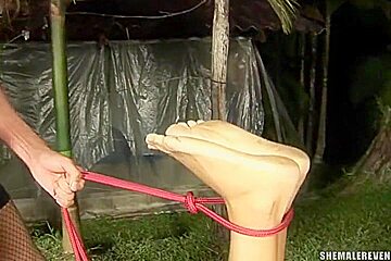Big Ass Mature Tranny Mistress Punishes Her Sex Slave