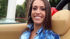 Big Booty Brunette Uses Flexible Positions To Make Older Casting Agent Cum