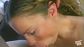 Big Brunette Deepthroats And Takes Big Cock Anal Style On Couch With Green Eyed
