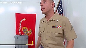 Big TITS in uniform - Margo & Mick Blue - Two Boob Salute