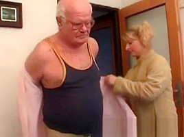 Big Tit Girl Does Old grandpa