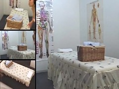 Big arse Japanese babe enjoys in erotic massage movie