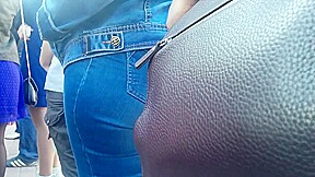Big ass in jeans is milf