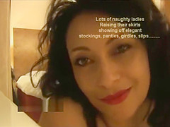 Big tits mature milf Danica in stockings and tight lingerie talks dirty