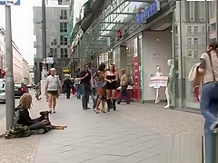 Big tits slave slut in public fucking