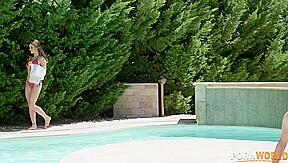 Billie Star DP'd Poolside by 2 Stud Businessmen GP2197 - PornWorld