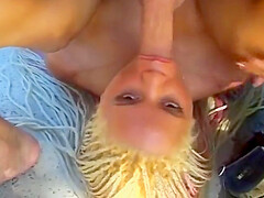 Black Girl Straddles And Rides White With Her Nice Round Ass