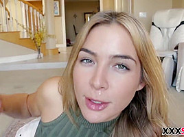 Blair Williams takes stepbro cock