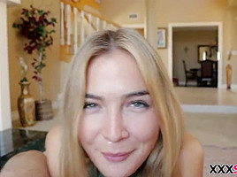 Blair Williams takes stepbro cock