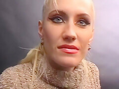 Blonde Bitch Gets Fucked Behind The Counter