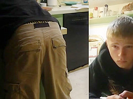 Blonde Boi Spanked SO Hard 