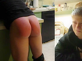 Blonde Boi Spanked SO Hard 