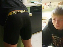 Blonde Boi Spanked SO Hard 