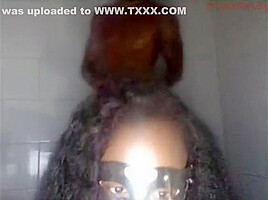 Blonde Fetish Whore Fucks Big Ebony Cock