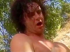 Blonde Fucking In The Jungle