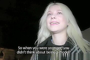 Blonde Russian loves a public fuck