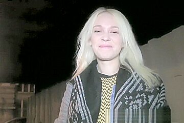 Blonde Russian loves a public fuck
