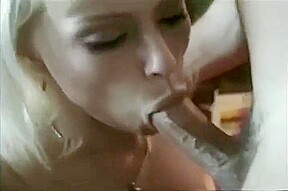 Blonde Woman Gets Fucked In The Living Room