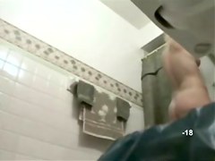 Blondy take a shower
