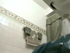 Blondy take a shower