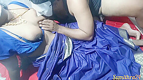 Blue Saree Tamil Village Wife Hard Fucking Hot Moaning Clear Tamil Audio
