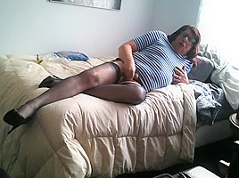 Bobbie Nylons in Prissy Sissy