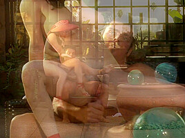 Boink a stepdaughter in the evening, and her hot Step mother in the morning by Villa outdoor fun
