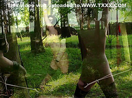 Bondage And Bdsm Teen 18+ Punished And Fucked Outdoors 6 Min