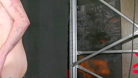 Bound and chained sub fuck