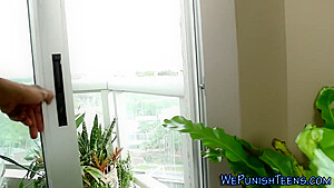Bound teen 18+ Babe Fed Spunk