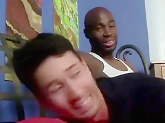 Boyfriend gives his bf a good spanking