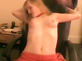 Breast slapping and spanking amateur red dress loves