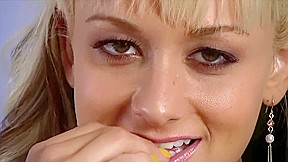 Briana blair masturbates alone on her bed