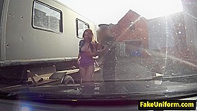 British redhead plowed by cops cock