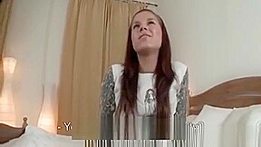 Brunette Strips And Plunges Into Hardfuck