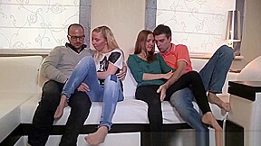 Brunette and blonde all feel great eating pussy and sucking cock
