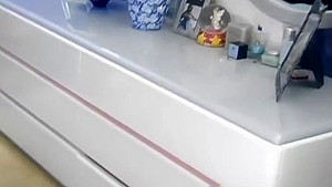 Brunette babysitter gets fucked at work
