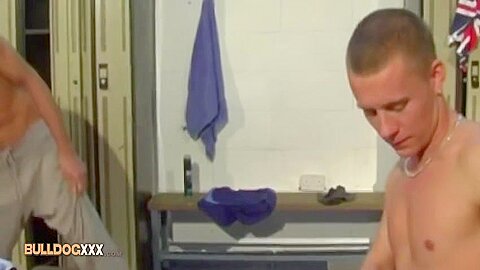 BullDogXXX com - Spit-roasted in the locker-room