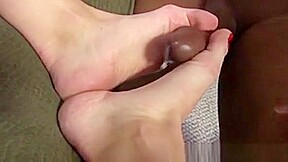 Busty Babes Feet Jizzed