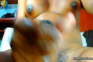 Busty Black Trans Wanks Bbc Closeup On Webcam 5 Min