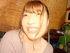 Busty Blond Asian In Very Clos