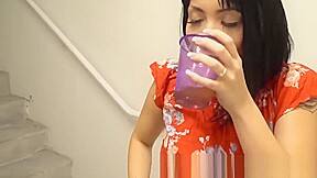 Busty Step daughter Rina Gets Plowed by Step dad on Family Vacation!