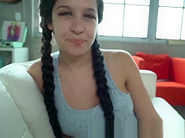 Busty Step daughter With Hairy Pussy Gets Fucked While Step mom is Out