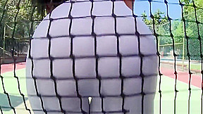 Busty beauty POV banged after tennis