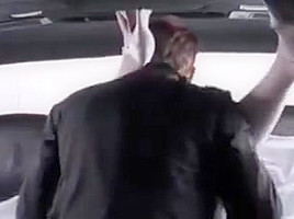 Busty bride cheats with driver
