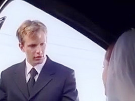 Busty bride cheats with driver